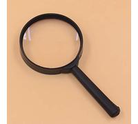 WFZ17 5X Handheld Magnifier Handle Magnifier Reading Magnifying Glass for Reading Book, Inspection, Coins, Insects, Rocks, Map, Crossword Puzzle