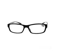 WFZ17 Retro Unisex Useful Resin Frame Ultra-Light Presbyopia Reading Glasses for Aged People Black +2.5