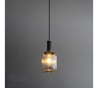 WFZRXFC Gold Globe Pendant Light Glass Ball Chandelier Adjustable Height Ceiling Pendant Light Creative Lamp Shade Pendant Fixture For Bedroom Kitchen Island Bar(Amber)