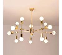 WFZRXFC Modern Creative Tree Branch Shape Indoor Sputnik Chandelier Long Pole Home Pendant Lamp Large-scale Lighting Installation Hanging Light Adjustable Angle