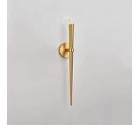 WFZRXFC Modern Simple G4 Lamp Crystal Wall Light Copper Bracket Hanging Wire Wall Lamp Holder Sconce Light Golden Finish Interior Decoration Wall Sconces For Bedroom Bedside Cafe