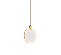 WFZRXFC Nordic Cloud Stone Pendant Lamp Bronze Head Flying Disk Shaped Chandelier LED10w Adjustable Hanging Pendant Lighting Lamp For Kitchen Island, Dining Room, Living Room, Bedroom Ceiling Lamp (Wh