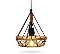 WFZRXFC Vintage Industrial Wrought Iron Chandelier Creative Personality Pendant Light Simple Home Decoration Light Fixture Suitable For Bedroom Hallway Kitchen Island Hanging Lamp