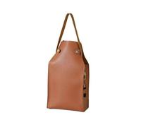 WG_FJEWLFV Wine Storage Bag Protective Wine Bag Wine Storage Tote Bag Reusable Grocery Bags Portable Wine Simple Bottle Tote Bag Wine Champagne Protective Tote Bag Ideal for Home and Party(Brown)