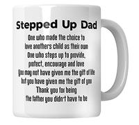 WG Stepped Up Dad Mug - Funny Step Dad Mug