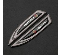 WGABKN Car Emblem Badge for Abarth 124 Spider 500 595 695,Logo Stickers Graphic Decals Self Adhesive Replacement Exterior Decoration Accessories,7