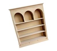 WGBOSMG 3D Printed Miniature Display Shelf with Multiple Compartments for Doll House Decoration Scene Landscape Furniture Miniature Cabinet