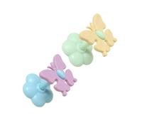 WGBOSMG Cable Organizers Holder Suitable for Charging Cords Tidy Workshop Flexible ABS Materials Desk Home Travel Use Fashion Butterfly Cable Keeper
