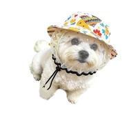 WGBOSMG Dog Sun Hat with Net Front for Sun Defense and Anti Chew Feature Perfect for Outdoor Activities Dog Hat