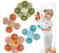 wgde toy Toys for 1 2 3 Year Old Girls Gifts, Suction Cup Fidget Spinner 1-3 Olds Boys Baby Sensory 0-6-12 Months Plus, Bath Birthday Gifts Toddler 1-5
