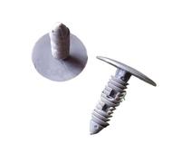WGDXD 20Pcs Universal Plastic Rivets 7.5mm Auto Fasteners Fit For Buick Ford Car Roof Liner Trim Panel Retainer Clips Vehicle Beige Gray Automotive Fasteners(Seize If Grey)