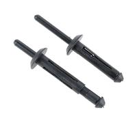 WGDXD 50Pcs 06506007AA Fender Flare Bumper Door Trim Plastic Rivet Retainer 6.35mm Hole Fit For Dodge Jeep Grand Cherokee Wrangler Automotive Fasteners