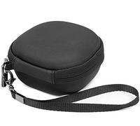 WGear Customized Travel Case for Beats Powerbeats Pro - Totally Wireless Earphones, Mesh Cable Pocket, Elastic Secure Strap, Elite Wrist Strap (Matte Black) (Matte Black)