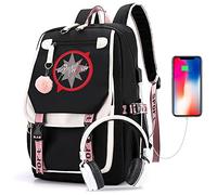 WGEEEY Kpop Stray Kids Backpack Merchandise, Stray Kids Book Bag Casual Backpack Gift, Black, One Size, Laptop
