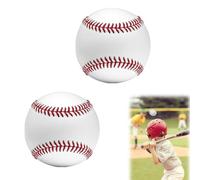Wgewfhdf 9 Inch Baseball Set of 2 - Premium Hard Leather Construction for Maximum Durability & Performance, Training Sports Practice Baseballs for Youth and Adult Leagues, Match & Outdoor Games