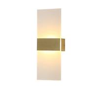WGFJKI 6W LED Wall Lamp, Indoor Up and Down Wall Light, Metal Super Bright Decoration Wall Lighting Fixture Fitting for Living Room Bedroom Hallway Home Decor