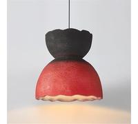 WGFJKI American Retro Kitchen Island Hanging Lamp Japanese Style Wabi-Sabi Resin Bedside Mid Century Creativity Dining Table Chandelier for Living Room Hallway Bar Counter