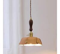 WGFJKI Brass Suspended Chandelier E27 1-Light Bedside Pendent Lamp - Home Kitchen Ceiling Hanging Light Indoor Dining Room Hallway Decoration Lighting Fixture,Chandelier
