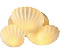 WGFJKI Ceiling Lamp Sea Shell Shape Room Bedroom Ceiling Lamp - Personality - Light Compatible with Study Bedroom Bedroom Lamp Flush Mount Ceiling Light (Color : Huang Guang),Chandelier