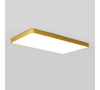 WGFJKI Chandelier, Rectangular Iron LED Flush Mount Ceiling Light Color Large Home Interior Ceiling Lamp 3000K-6000K Three Colors Adjustable Ceiling Lighting for Bedroom, Guest Room, '