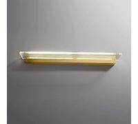 WGFJKI Copper Wall Mounted Light Fixtures LED Vanity Lighting Fixtures Bathroom Over Mirror Lamp Home Bedside Wall Picture Lamps Sconces, 3-color Mode Brass Make-up Mirror Front Lamp (Size : 5