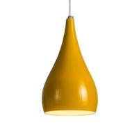 WGFJKI Creative Personality Metal Shade American Country Style Chandelier E27 Screw Single-head Ceiling Hanging Lamp for Restaurant Hotel Coffee House Decorative Lighting Fixtures(Yellow