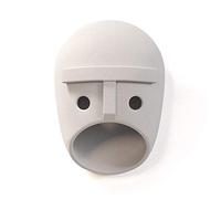 WGFJKI Decor Theatre Corridor Wall Light Warm & White Light,Creative People Face Wall Sconce Sculpture,1 Light Vintage Resin Wall Lamp Indoor Outdoor-A White light