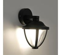 WGFJKI Die-cast Aluminum Body Black Matt Wall Lamp Wall-Mounted Outdoor Wall Mount Light Transmission Acrylic Lampshade Wall Sconce IP65 Waterproof and Rust-Proof (Color : 3000K)