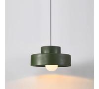 WGFJKI Indoor Lighting Japanese Wabi-Sabi Style Pendant Light Black Dining Room Hanging Lamp Nordic Creativity Bedside Chandelier for Bedroom Bar Counter Dining Table(Green)