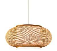 WGFJKI Industrial Pendant Light E27 Base Vintage Hand-Woven Chandelier Hollow Decorative Hanging Lamp Energy-Saving Indoor Ceiling Light Fixture For Kitchen Island Dining Table Living Room
