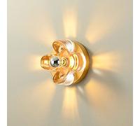 WGFJKI Jadssox Brass Wall Light Glass Ceiling Mount Lamp, Bedroom Bedside Sconce Lighting Fitting, Nordic Ceiling Lights Wall Sconces for Corridor Kitchen Living Room Foyer