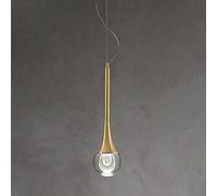 WGFJKI Jadssox Crystal LED Pendant Light Brass Hanging Ceiling Lamp Globe Suspended Lighting Fixture Postmodern Single Chandelier for Kitchen Island Bedroom Dining Room Bar