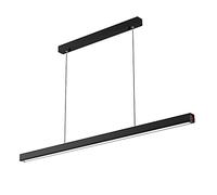 WGFJKI Jadssox LED Chandelier Dimmable Pendant Light with Remote Control, Minimalist Linear Ceiling Hanging Lamp, Pool Table Dining Room Kitchen Island Hanging Chandeliers