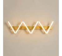 WGFJKI Jadssox Linear Wall Sconce LED Vanity Light Fixture Mirror Front Lamp, Geometric Wall Lighting Fitting Minimalist Vanity Mirror Lamps, Living Room Bedroom Wall Wash Lights