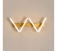 WGFJKI Jadssox Linear Wall Sconce LED Vanity Light Fixture Mirror Front Lamp, Geometric Wall Lighting Fitting Minimalist Vanity Mirror Lamps, Living Room Bedroom Wall Wash Lights