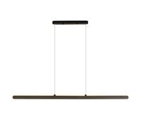 WGFJKI Jadssox Minimalist LED Pendant Light Linear Chandelier Hanging Long Strip Flush Mount Ceiling Swag Lamp, Strip Linear Kitchen Island Lighting Fixture, Dining Table Suspended Lamps
