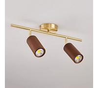 WGFJKI Jadssox Wood Fixed Track Lighting LED shallow Mount Spotlight 360°+180° Adjustable Ceiling Accent Spot Lamp, Directional Spotlights Ceiling/wall Lamps for Commercial Household