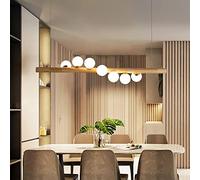 WGFJKI Led Chandelier with Star Projection Lamp, Dimmable LED Pendant Light with Spotlights,Adjustable Linear Hanging Light for Kitchen Island-Black a 100x120cm(39x47inch)