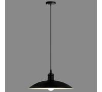 WGFJKI LED Pendant Lighting, Shade Hanging Lamp For Dining Room - 12.6-Inch Aluminum Shade Chandeliers Metal Dome Style Ceiling Hanging Light Dining Room Bedroom Entrance Club Office