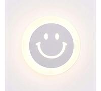 WGFJKI Led Wall Lamp, Ultra-Thin Metal+Acrylic Bedside Wall Sconce Suitable for Study Aisle 's Room Wash Wall Light [Energy Class A++]