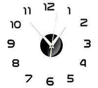WGFJKI Living room clock European minimalist clock creative wall sticker acrylic large clock