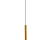 WGFJKI Long Tube LED Pendant Light Fixtures Linear Terrazzo Chandeliers Industrial Vintage Cylinder Hanging Ceiling Lamp, 3W 3000K Adjustable Cord Concrete Kitchen Island Lighting