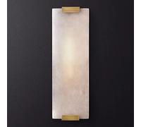 WGFJKI Marble Wall Sconce Lighting Fixture Square Wall Lamp Shade, Indoor Art Deco Wall Mount Light Living Room Sconces E27 Wall Lamps for Bedroom Bedside Living Room Hallway