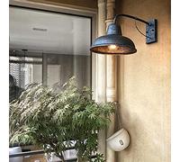 WGFJKI Outdoor Wall Lamp Retro Nostalgic Industrial Goose Neck Wall Light Fixtures Barn Corridor Garage Wall Sconce Exterior Wall Wrought Iron Waterproof Sconce Porch Lights Garden Outdoor Lights