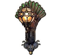 WGFJKI Outdoor Wall Light Creative Multicolor Wall Lamp Waterproof Sconce Porch Lights Industrial Metal Indoor Aluminum Glass Shade E27 Antique Outdoor Wall Lanterns for Hallway Balcony
