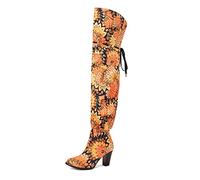 WGFJKI Over The Knee Boots for Women, 8CM High Heels, Elegant Nightclub Catwalk Style, Large Size, Pole Dancing Footwear