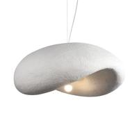 WGFJKI Pendant Lights Japanese Wabi-Sabi Chandelier White E27 Adjustable Pendant Lamp Creative Retro Bedroom Kitchen Island Dining Room Living Room Bar Showroom B&B Ceiling Hanging Lamp