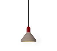 WGFJKI Retro Stone Pendant Light Wood Pendant Lamp Vintage Industrial Cone Cement Hanging Ceiling Lights Fixture Nordic Concrete Restaurants Decor Chandelier E27, Adjustable Cord