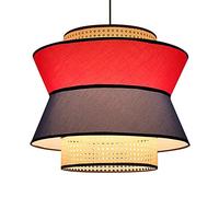 WGFJKI Romantic Hanging Lamp Chinese Style Traditional Industrial Chandelier Farmhouse Basket Pendant Lights Classic Adjustable Ceiling Lighting Fixture For Living Room Kitchen Hallway