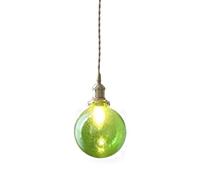 WGFJKI Seed Glass Pendant Light 1 Light Hanging Indoor Brass Kitchen Island Pendant Ceiling Light Fixtures, Adjustable Farmhouse Dinning Room Chandelier Over Sink